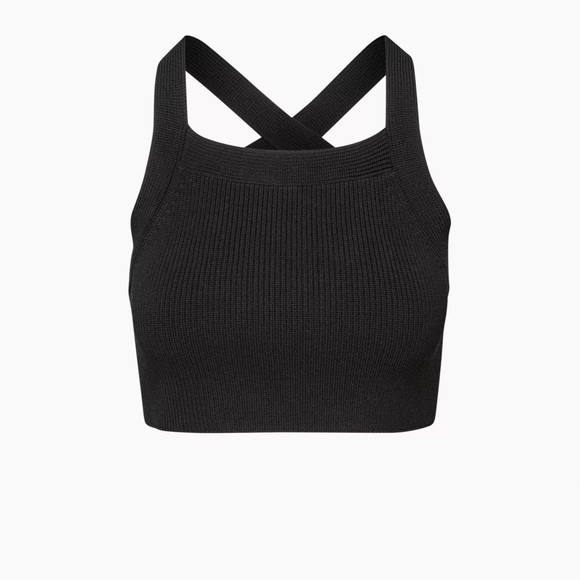 NWOT Aritzia Wilfred Cayenne Top Black XS - Picture 5 of 7